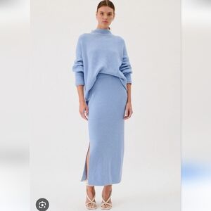 Suboo Isla Knit Wool Maxi Skirt Size S